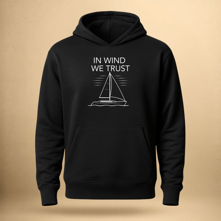 In Wind we trust - Unisex Premium Biologische Hoodie