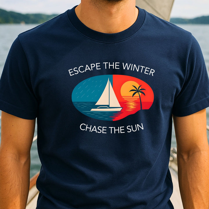 Escape the Winter - Chase the sun - Unisex Premium Bio Shirt