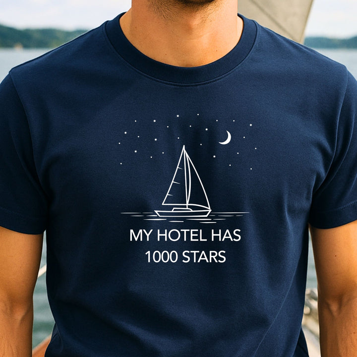 Mijn hotel heeft 1000 sterren - Unisex Premium Organisch Shirt