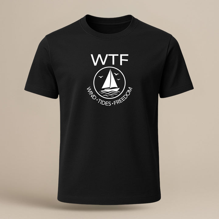 WTF Wind Tides Vrijheid - Biologisch T-shirt