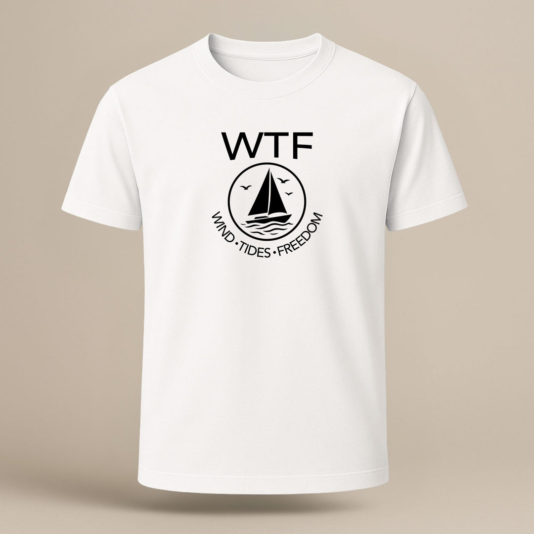 WTF Wind Tides Vrijheid - Biologisch T-shirt