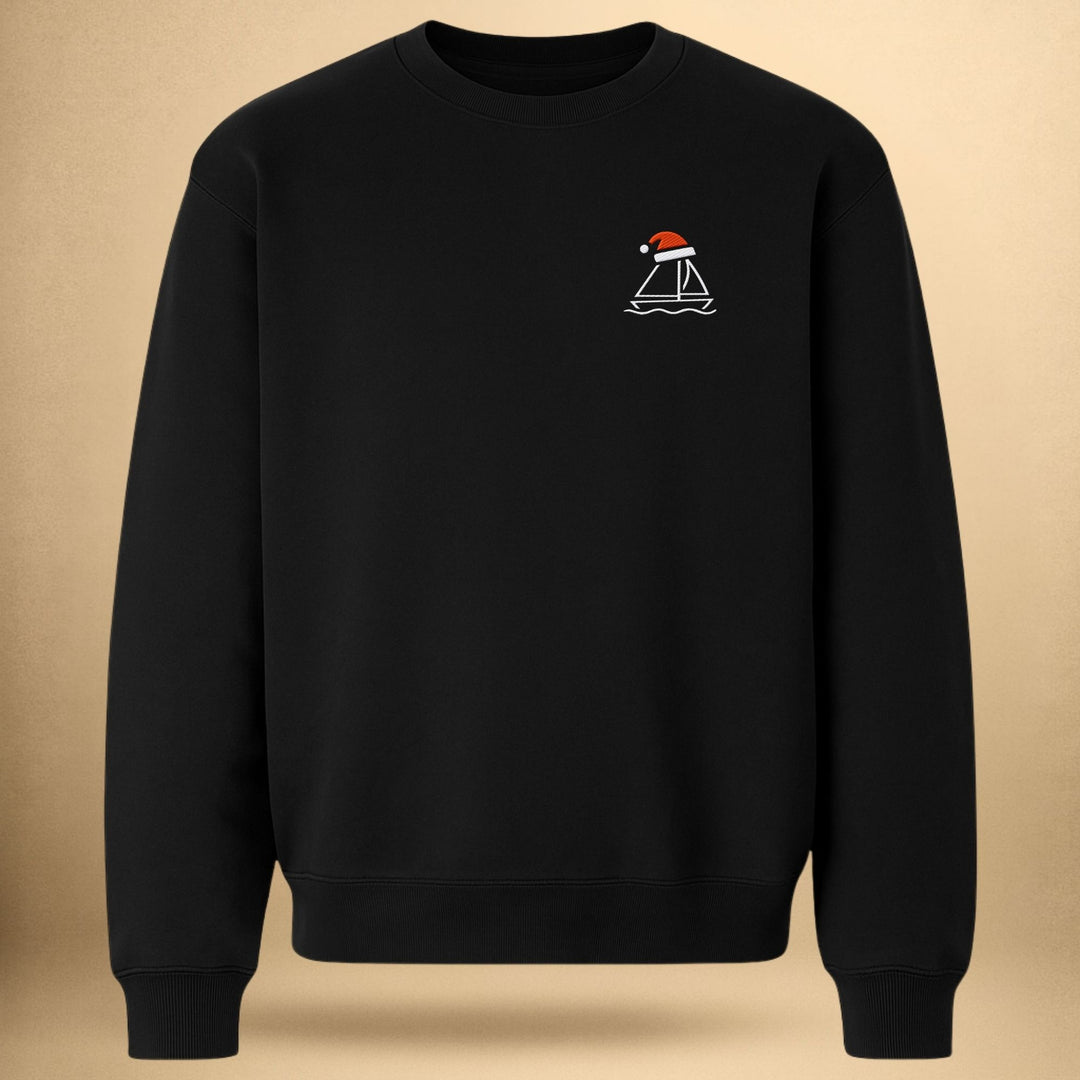 Santa Zeilboot - Unisex Biologisch Sweatshirt
