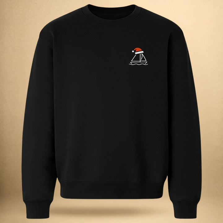 Santa Zeilboot - Unisex Biologisch Sweatshirt