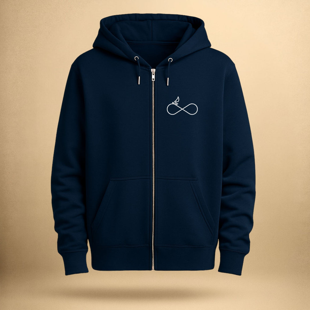 Endless Sailing stick - Unisex Bio Zip Hoodie